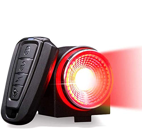スマートテールライト 盗難防止アラーム 2IN1 振動センサー ブレーキ警告 自転車 セキュリティアライト..