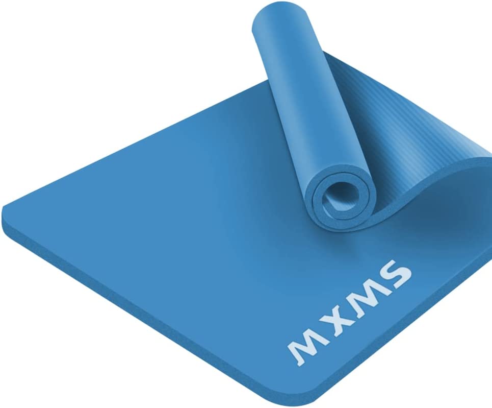 メンズ用 トレーニングマット 幅広 90*185cm 極厚 15mm 特大 ヨガマット 高密度 ニトリルゴム 筋トレマット ピラティス エクササイズ マ