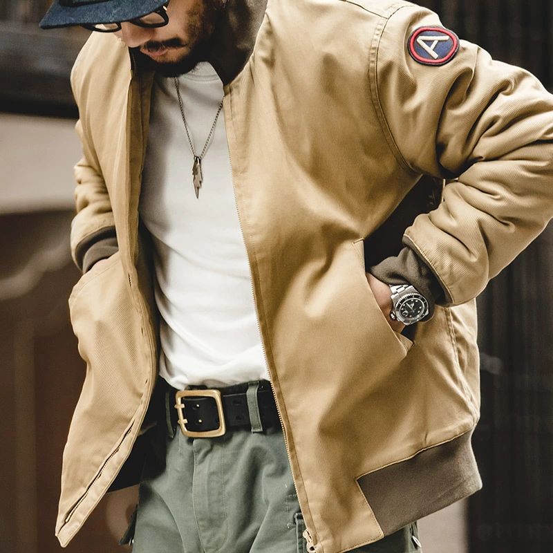 ヴィンテージ仕様TANKER JACKET M1942 暖かい 裏起毛 レトロ メンズジャケット コート 新品未使用 S（1枚目）