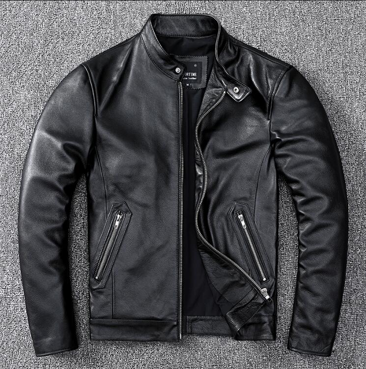 乐天商城 - 本革ジャッケット　レザージャケット 　本革 牛革　ライダースジャケット メンズファッション バイクジャケット 　革ジャン 　レザージャケット メンズ 本革 　ライダースジャケット