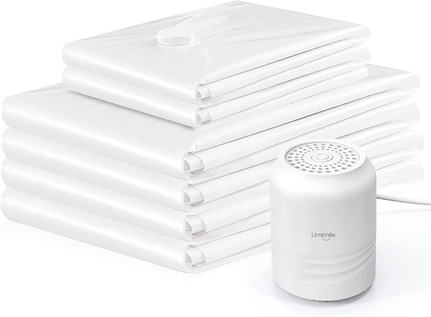 布団圧縮袋 圧縮袋 衣類 6枚組【M×2枚+L×4枚】 ふとん圧縮袋 電動ポンプ付き 防ダニ カビ 省スペース ..