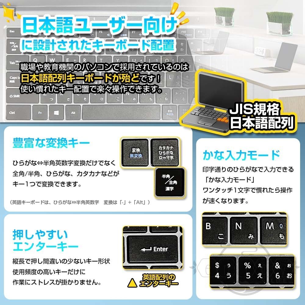 【新品】ノートパソコン windows11パソコン Microsoftoffice laptop 第13世代 初心者向けCPU搭載 フルHD液晶 SSD256GB 1000GB WEBカメラ 無線 Bluetooth 英語キーボード配列 在宅勤務 学生向