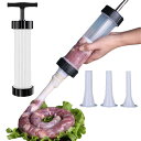 手動ソーセージメーカー 肉充填 お手入れが簡単 家庭用 自家製肉 手つくり 自家製ソーセージを作る キッチン調理用具 手で操作したサラ