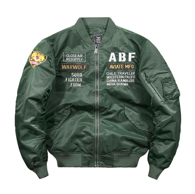 メンズ フライトジャケット ジャケット 野球服 刺繍 ブルゾン ジャンパー アウター ミリタリージャケット メンズファション