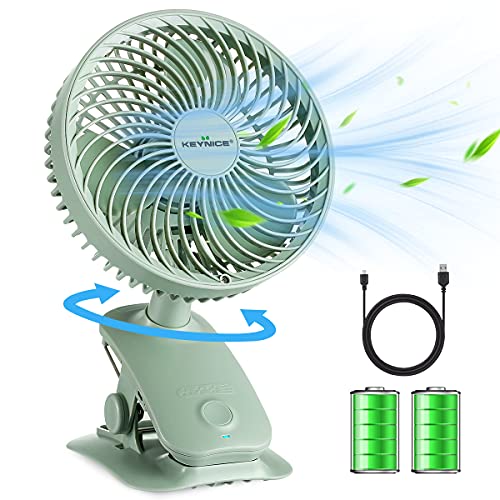 卓上扇風機 USB扇風機 クリップ 小型 扇風機 USBミニファン 充電式 静音 せんぷうき 首振り 扇風機 静音 リズム風搭載 熱中症対策 グリ