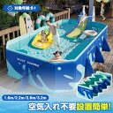 新発売★ビニールプール 折り畳み式 空気入れ不要 1.6m 2.2m 2.6m 3.2m 加厚プール 大型 プール 簡単収納 設置簡単 熱中症対策 水遊び