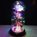 バラ 造花 枯れない花 誕生日 結婚記念日 バレンタイ プレゼント 薔薇 花束 LEDライト 付き 電池式 ホワイトデー 母の日 ローズ 結婚式