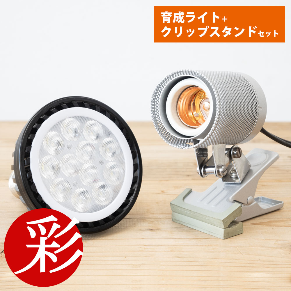 【16日1:59までポイント3倍】観葉植物用育成ライト PLANTS NEXLIGHT PAR30 LED電球 E26口金用 100V 10.5W 植物育成ライト 白色光 電球色 クリップスタンドテラ CLIP STAND TERRA カミハタ