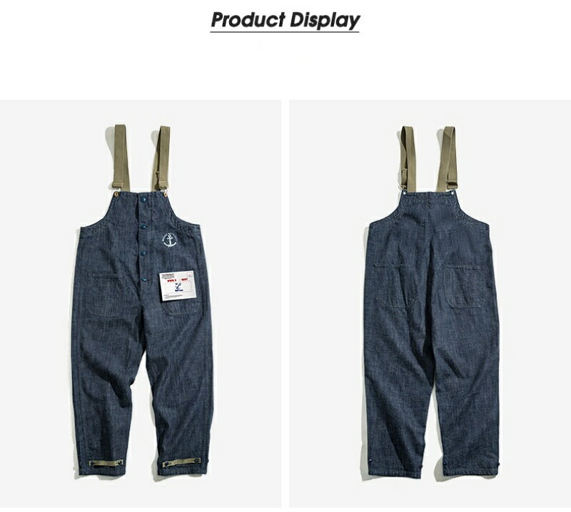 『新品』大人気オーバーオール メンズ サロペット つなぎ サスペンダーズボン ロングパンツ カジュアル 作業着 ワークカーゴパンツ 春夏秋メンズ　大人　ヒップホップパンツ デニム
