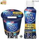 ラクトフェリン ヨーグルト ドリンクタイプ 12本 食べるタイプ 12個 1+1  森永乳業 森永 morinaga 一般製品