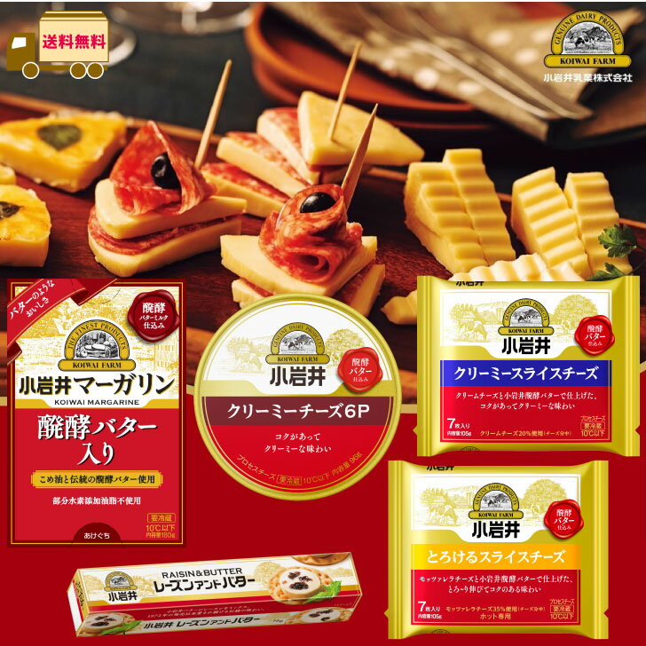 小岩井 人気の乳製品 5点セット 【送料無料】 【ギフト】 贈答 贈り物 ギフト プレゼント お歳暮 お礼 お返し お祝い 内祝い 誕生日 母の日 父の日 敬老の日 クリスマス アソートセット 乳製品セット 詰め合わせ 食べ比べ おつまみ 小岩井乳業 koiwai