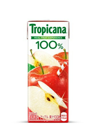 【同梱可】トロピカーナ 100％ジュース アップル 1本