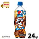 ペプシ BIG＜生＞ 600mlペット ×24本(個） 【送料無料】