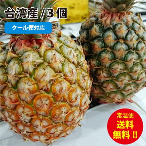 大人気!お早めに!!軸まで食べれるまるごとパイン(3個 台湾)