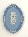 WEDGWOOD ジャスパー トレイ TRAY SILVER 2504R WHT ON BLUE BOXED 14529 6044 ウエッジウッド 【中古】