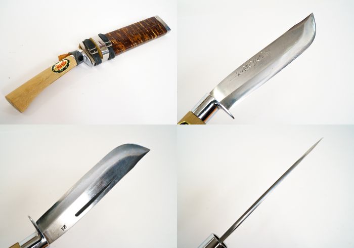 土佐忠親　剣鉈　鞘付　【中古】　210mm　剣なた　剣ナタ　なた　ナタ　鉈