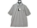 TROY　BROS・麻混・ポロシャツ・メンズ・男性用・グレー・灰色・未使用品・半袖・Lサイズ・店頭買取品