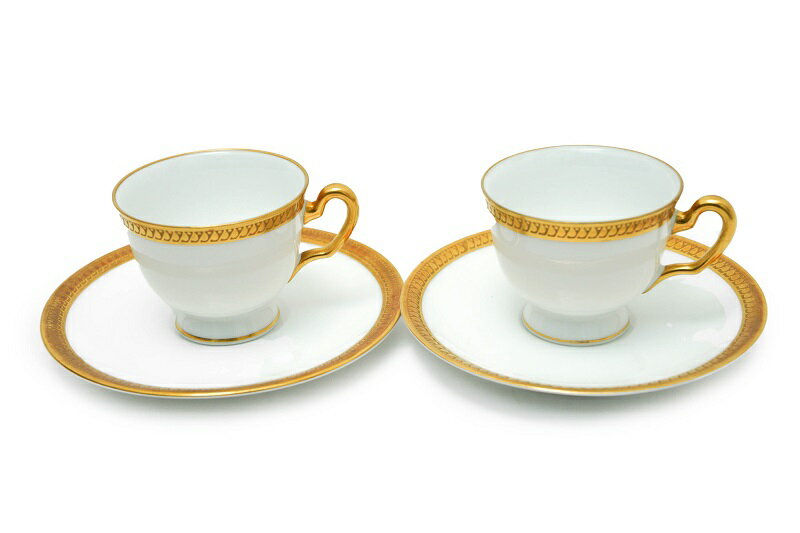 OKURA　オークラ　カップ＆ソーサ　【中古】　長期展示品　ペアセット