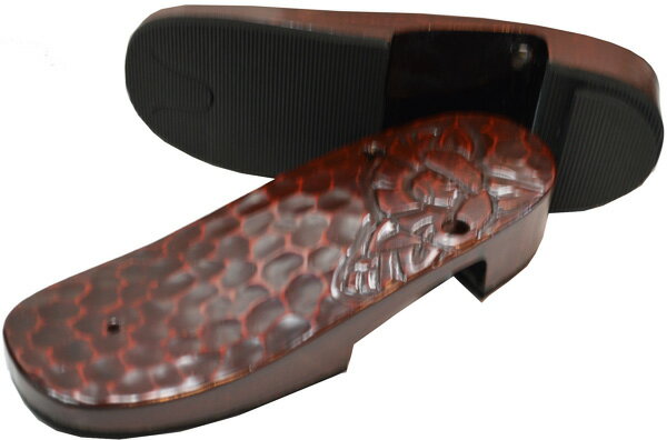 カマクラ塗の桐下駄【右近型】・台