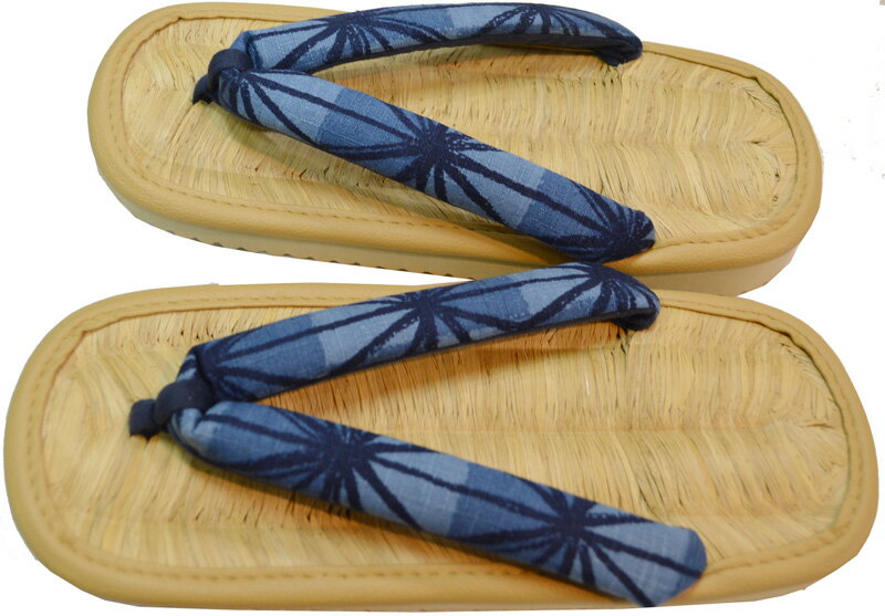 男物・本表（のざき表）付の雪駄【軽装仕立】【巻きタイプ】