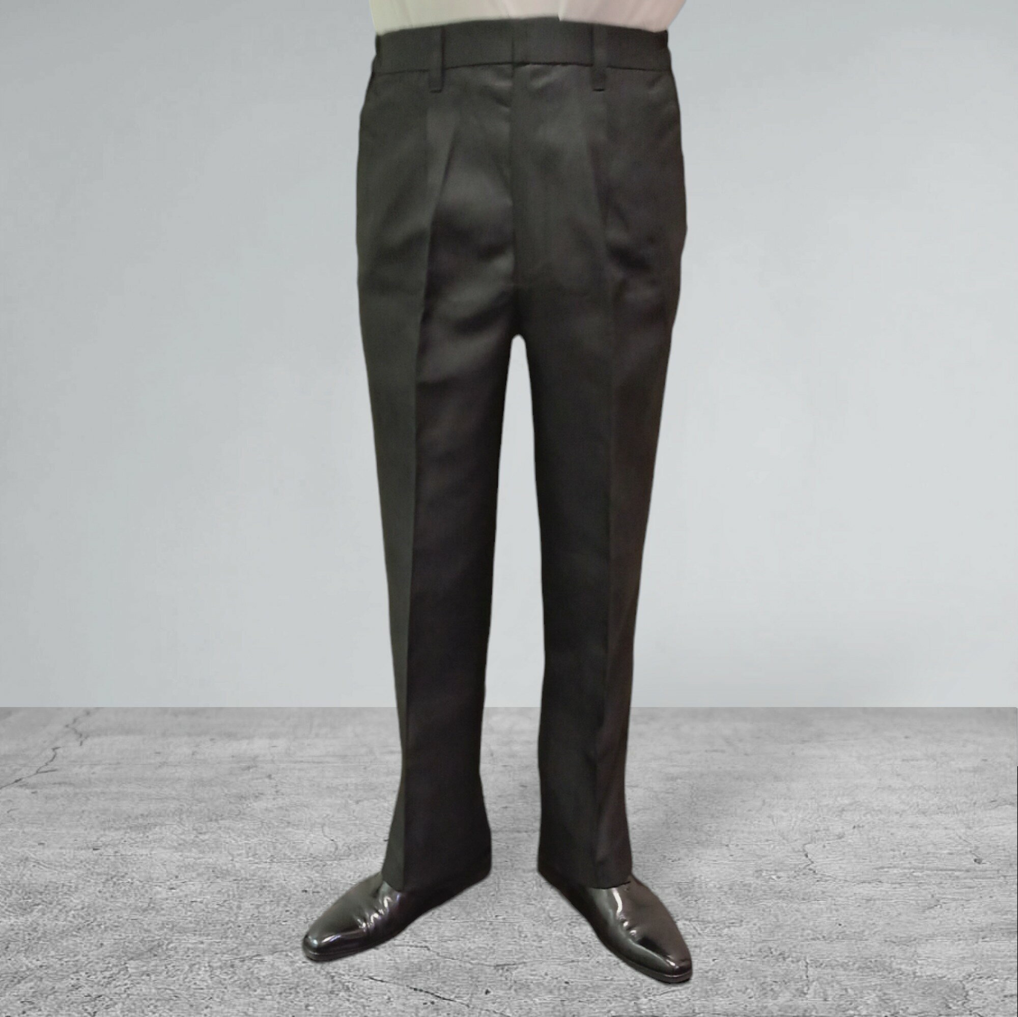 飲食店 医療 制服 ユニホーム 男女兼用パンツ ブラック （サイズ：2S/S/M/L/2L/3L/4L) 　【送料無料　沖縄・離島は別途料金】