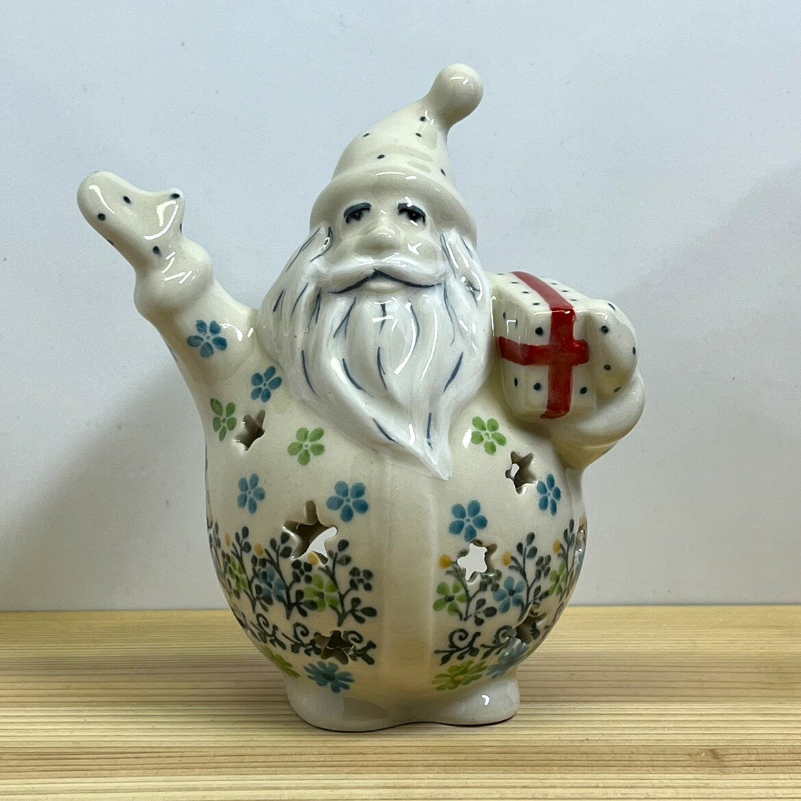 【アウトレット20％OFF】キャンドルホルダー【044】サンタM