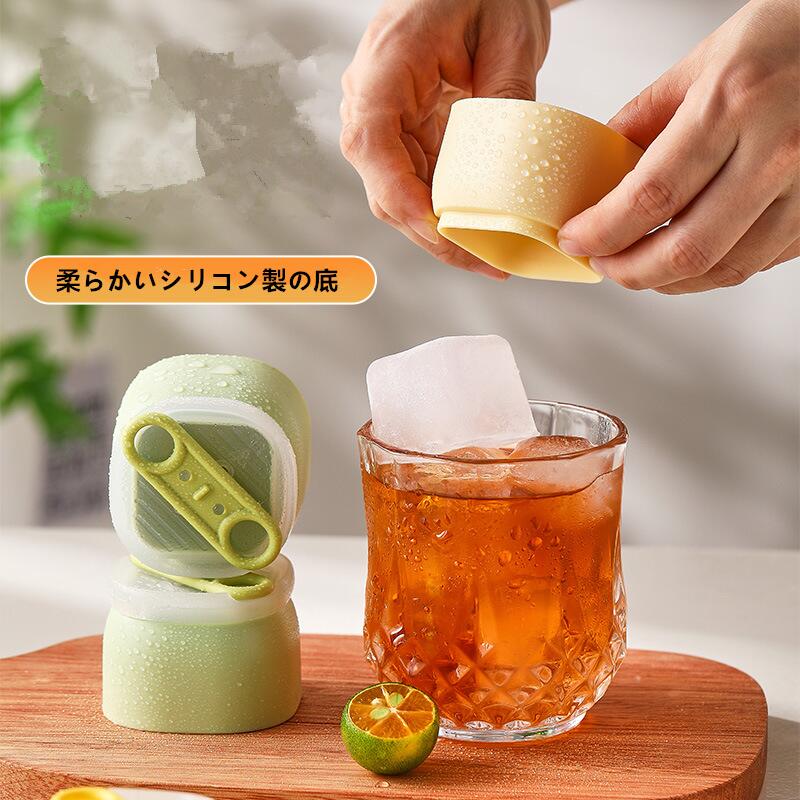 アイス 型 製氷皿 アイスキャンデー型 6点セット 製氷器 シリコン 蓋付き 取出し簡単 DIY 手作り 製氷器 離乳食 お菓子 製菓用品 冷やした飲み物が自宅で簡単に作れる 夏の必需品手が汚れない 3