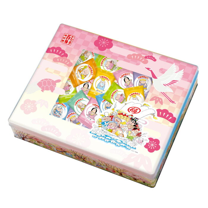 七福神あられ<化粧缶入>大