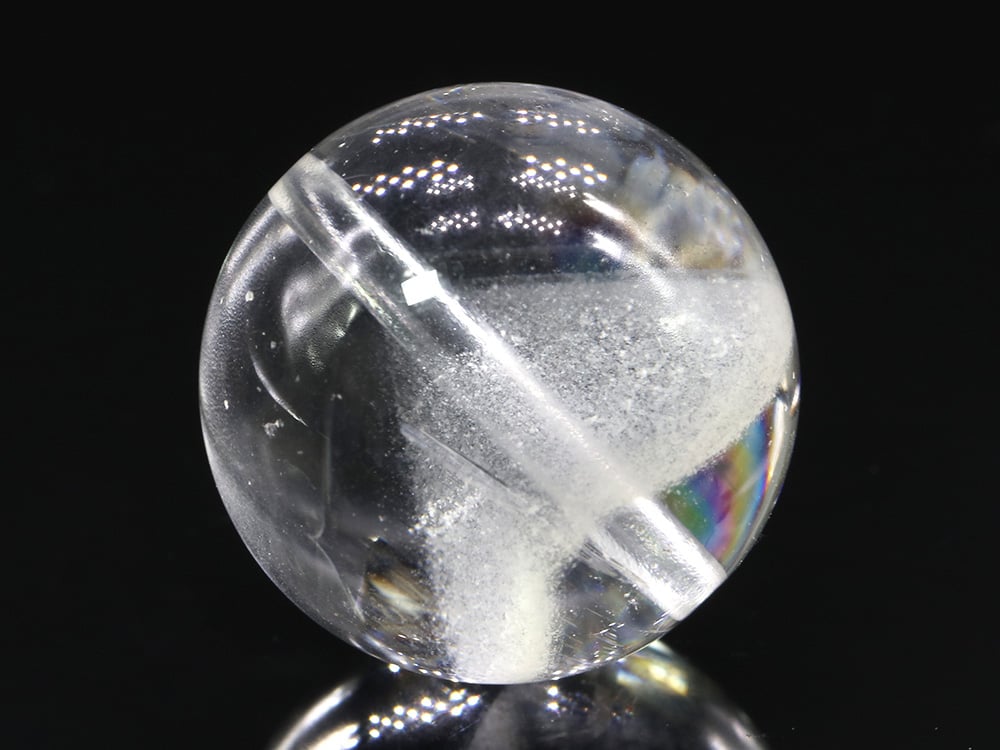 「1点もの 現品」 ファントムクォーツ 17mm パワーストーン バラ売り 天然石 パワーストーン ばら売り ビーズ 穴あき 1玉売り アクセサリー パーツ ハンドメイド アクセサリーパーツ 材料 天然石ビーズ パワーストーンビーズ