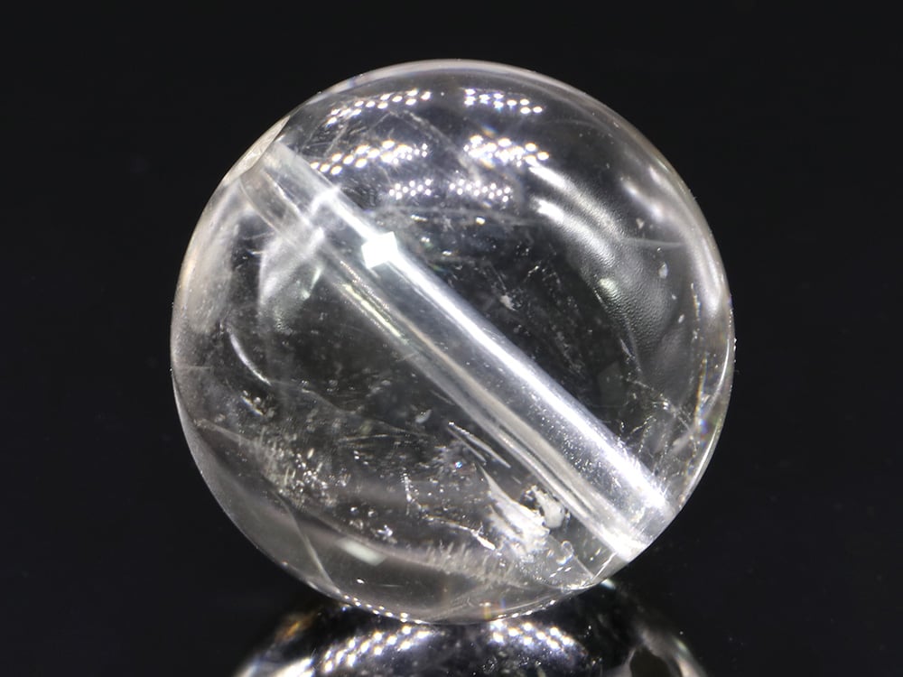 「1点もの 現品」 ヒマラヤ水晶 ブラックエレスチャル 15.1mm パワーストーン バラ売り 天然石 パワーストーン ばら売り ビーズ 穴あき 1玉売り アクセサリー パーツ ハンドメイド アクセサリーパーツ 材料 天然石ビーズ パワーストーンビーズ