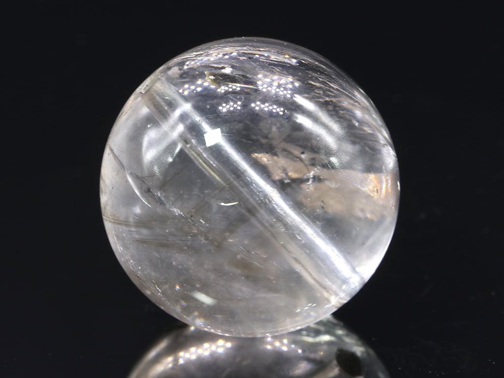 「1点もの 現品」 ヒマラヤ水晶 ブラックエレスチャル 15.5mm パワーストーン バラ売り 天然石 パワーストーン ばら売り ビーズ 穴あき 1玉売り アクセサリー パーツ ハンドメイド アクセサリーパーツ 材料 天然石ビーズ パワーストーンビーズ