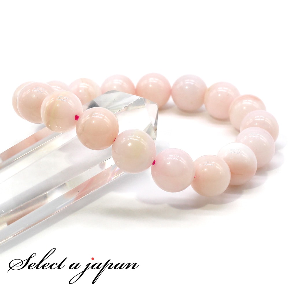 ピンクオパールブレスレット10mm...
