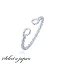 SILVER925 リング 華奢 ひねり ツイスト フリーサイズ 指輪 シルバー レディース 金属アレルギー対応 ジュエリー アクセサリー シルバー925 プレゼント 上品 エレガント カジュアル ワンポイント ブライダル(4)