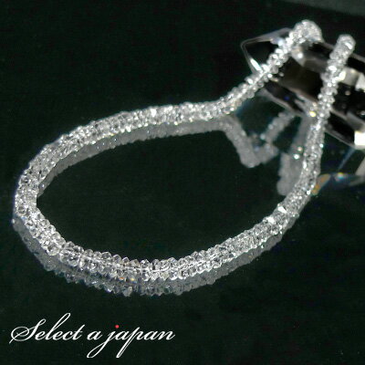 水晶 ネックレス 40cm パワーストーン 天然石 メンズ レディース アクセサリー メンズネックレス レディースネックレス ボタンカット水晶 ショート