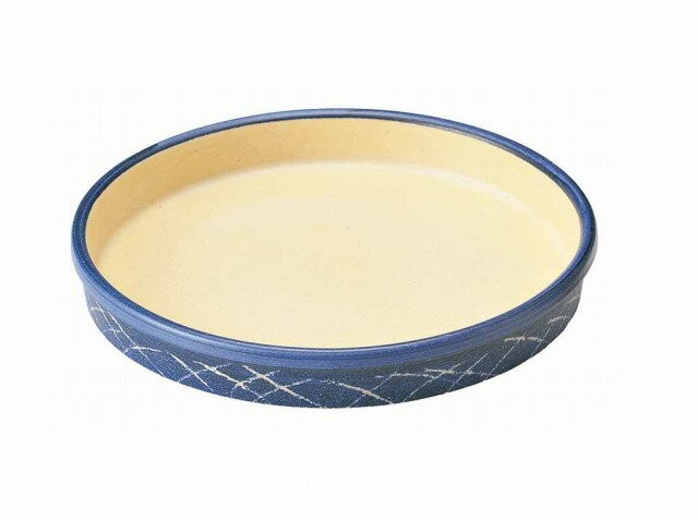 乐天商城 - 青格子ラザニア皿 【萬古焼 万古焼】 [耐熱食器 ラザニアプレート 耐熱皿 盛り付け皿 プレート]