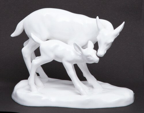 楽天市場】鹿 置物（素材（インテリア）陶器・磁器）の通販