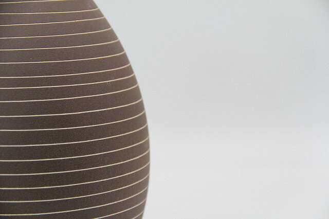 しずく花生(大) BR [花瓶 花生 一輪挿し 洋風 モダン シンプル インテリア 北欧風] [2]