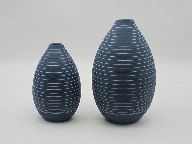 しずく花生(小) B [花瓶 花生 一輪挿し 洋風 モダン シンプル インテリア 北欧風] [2]