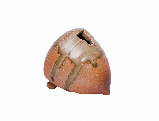 乐天商城 - 灰釉掛け筍型足付ミニ花入 [インテリア 花器 ミニ花器 一輪挿し]