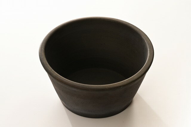 Rakuten - 炭火睡蓮鉢(中) [陶器 手水鉢 和風 金魚鉢 めだか鉢]