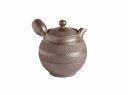 正規作 丸ヒレ付中帯ビリ急須 【萬古焼 万古焼】 [陶器 紫泥急須 緑茶 お茶 茶器 ティーポット 小さい急須 小急須 玉露]