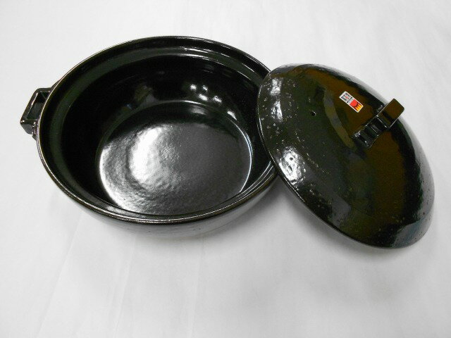 スタイル土鍋 ブラック 7号 【萬古焼 万古焼】[土鍋 直火 黒 7号 おもてなし お祝 贈り物 プレゼント]