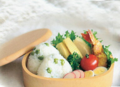 【名入れ無料】くりぬき弁当 小判 天然木ブナ ゴムバンド付き 小判 木製 おしゃれ かわいい おもしろい 北欧 記念品