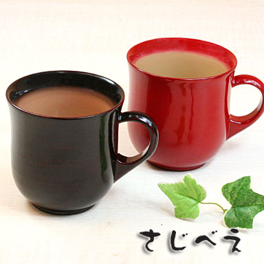 【名入れ無料】 夫婦 木製マグカップ 千筋 溜・朱ぼかし 2客組 ぺア 結婚祝い 木婚式 敬老の日 ギフト 母の日 父の日 プレゼント オシャレ 湯呑み 御礼 ...