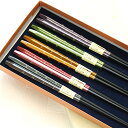 【名いれ無料】箸 家族箸 和すいーつ 5膳 紙箱入り 五角箸 23センチ ギフト おしゃれ 日本製