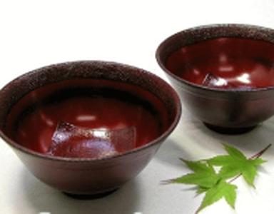【名入れ無料】 ちゃわん 布張飯椀 黒・黒また...の紹介画像2