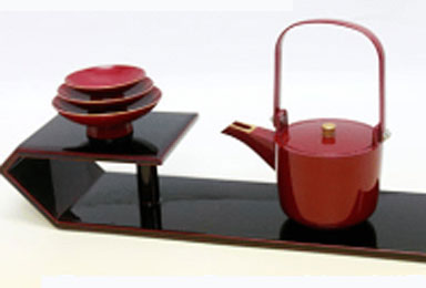 遊越屠蘇器 溜朱金付 ss