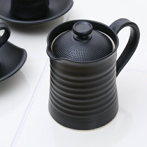 紫香陶房 コーヒー急須 マイカフェポット M ブラック SK-0107 SS03のサムネイル