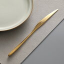 クチポール Cutipol アイレスマテウス ミラーゴールド ディナーナイフ テーブルナイフ AM03G 【メール便は送料無料】