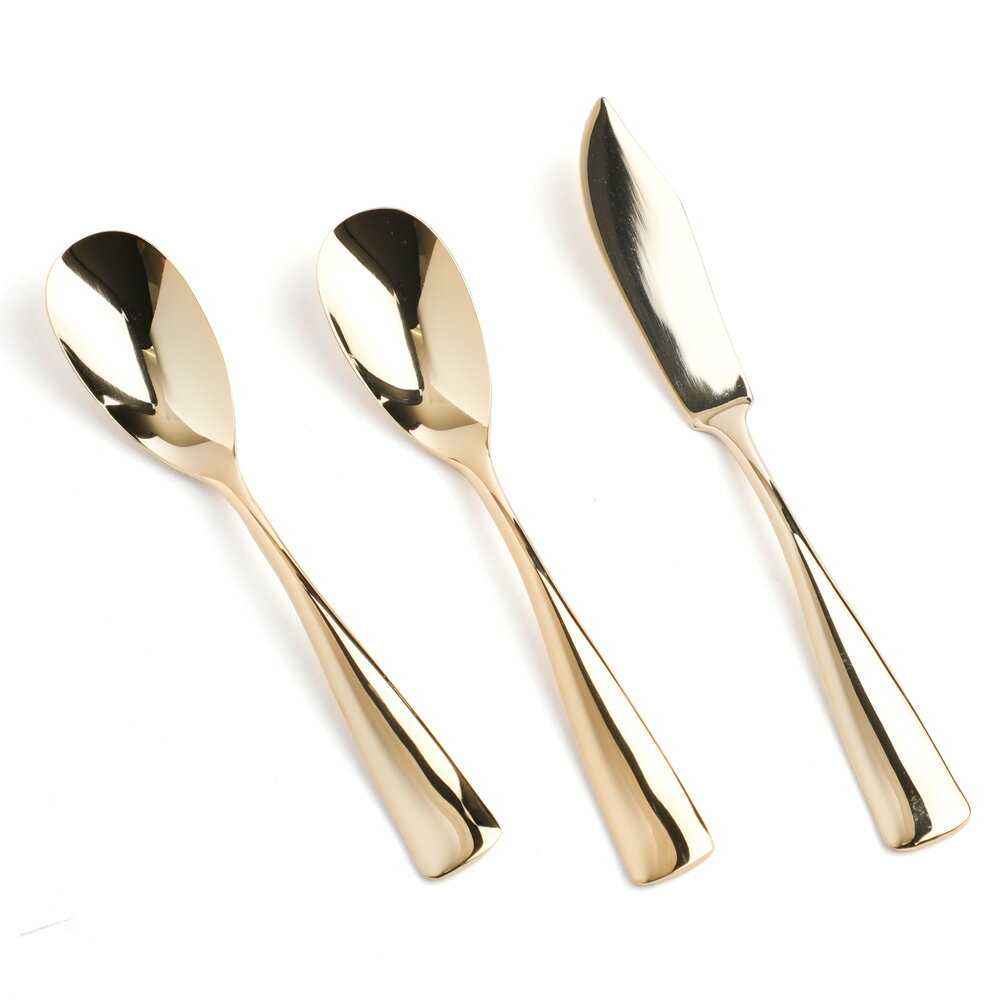【名入れ可】 COPPER the cutlery Gold mirro